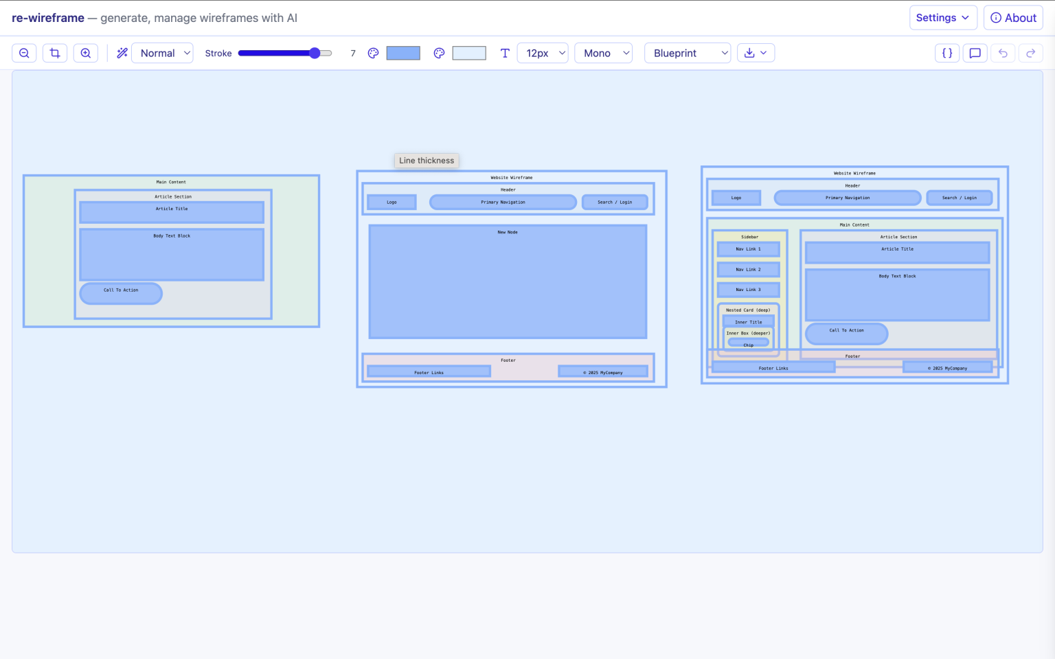 Re-Wireframe