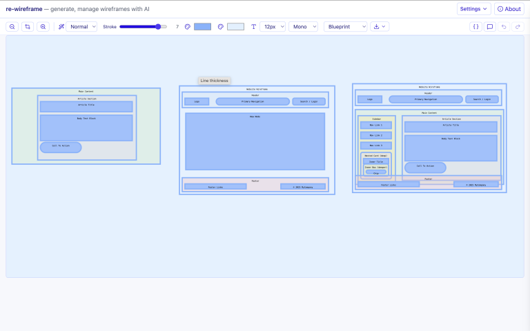 Re-Wireframe
